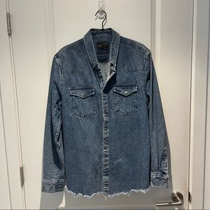Zara denim shirt SIZE LARGE